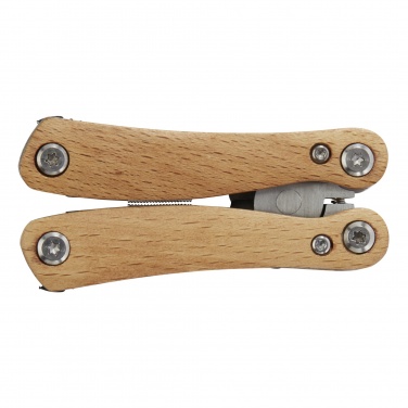 Logo trade promotional products image of: Anderson 12-function medium wooden multi-tool