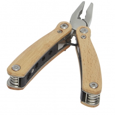 Logotrade advertising product picture of: Anderson 12-function medium wooden multi-tool