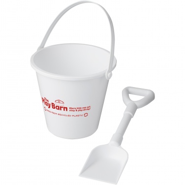 Logotrade promotional product image of: Tides recycled beach bucket and spade