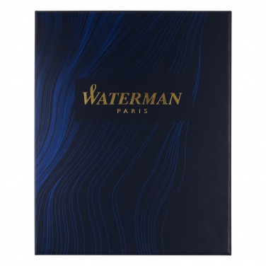 Logo trade promotional gifts picture of: Waterman duo pen gift box