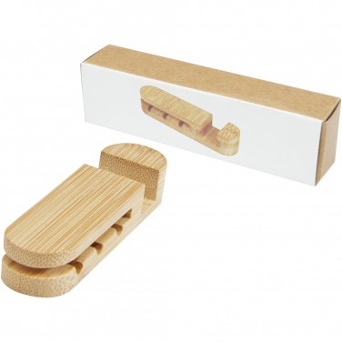 Logotrade promotional merchandise picture of: Edulis bamboo cable manager 