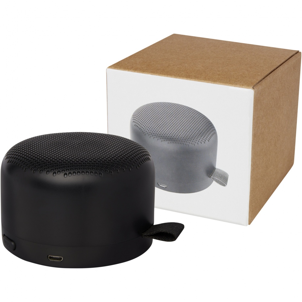 Logo trade promotional items image of: Loop 5W recycled plastic Bluetooth speaker