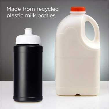 Logo trade advertising product photo of: Baseline 500 ml recycled sport bottle