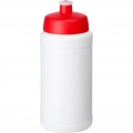 Baseline 500 ml recycled sport bottle, White / Red