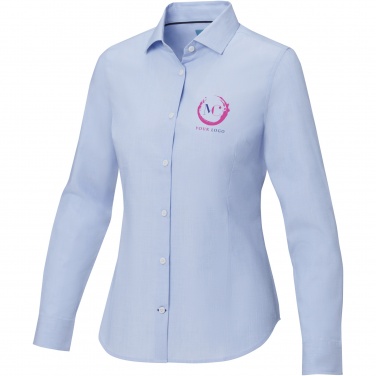 Logo trade promotional product photo of: Cuprite long sleeve women's organic shirt