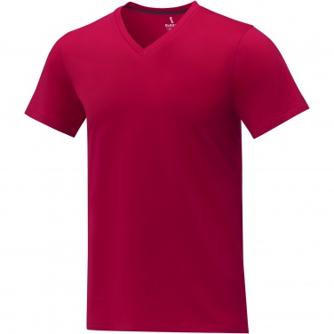 Logo trade business gift photo of: Somoto short sleeve men's V-neck t-shirt 