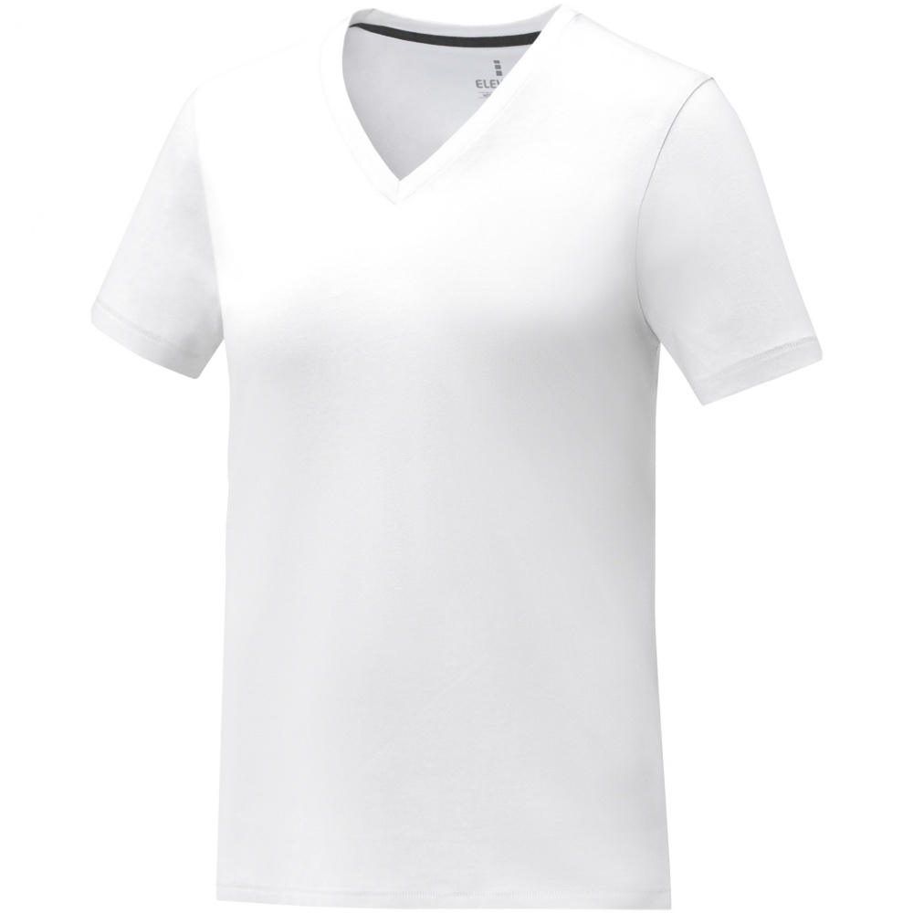 Logotrade promotional product image of: Somoto short sleeve women's V-neck t-shirt 