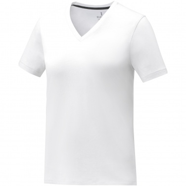 Logotrade promotional item picture of: Somoto short sleeve women's V-neck t-shirt 