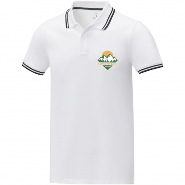 Logotrade corporate gift image of: Amarago short sleeve men's tipping polo