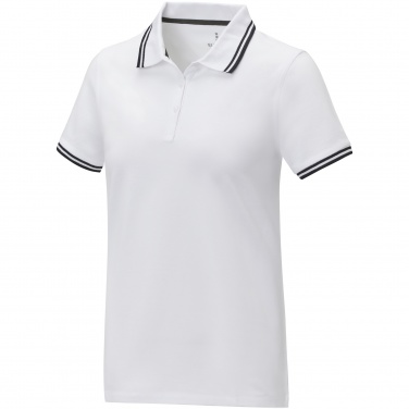 Logotrade promotional items photo of: Amarago short sleeve women's tipping polo