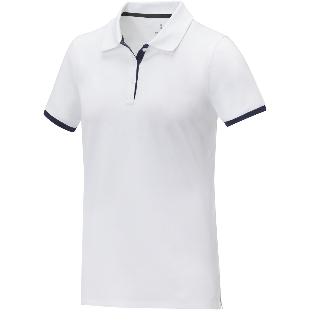 Logotrade promotional giveaway image of: Morgan short sleeve women's duotone polo