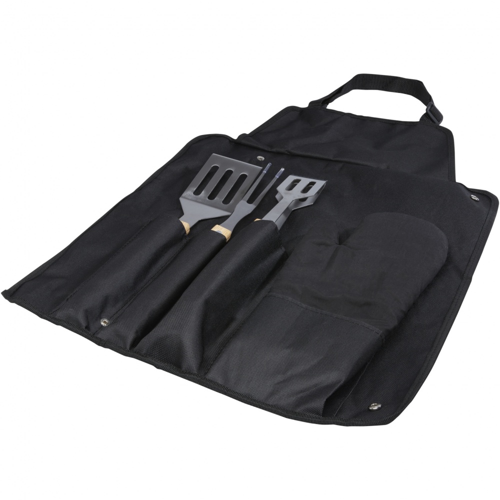 Logo trade business gift photo of: Gril 3-piece BBQ tools set and glove 