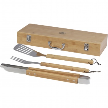 Logo trade promotional giveaways image of: Assadus 3-piece BBQ set