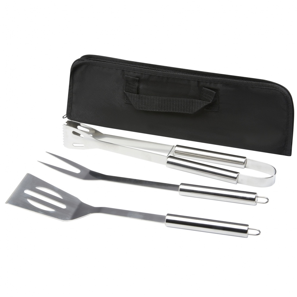 Logo trade promotional merchandise photo of: Barcabo BBQ 3-piece set