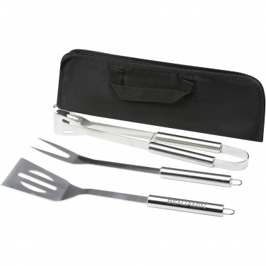 Logo trade promotional giveaways image of: Barcabo BBQ 3-piece set