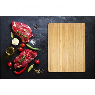 Logo trade promotional merchandise image of: Fet bamboo steak cutting board