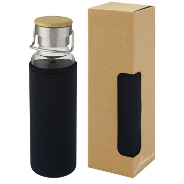 Logo trade promotional giveaway photo of: Thor 660 ml glass bottle with neoprene sleeve