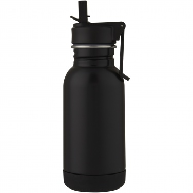 Logotrade promotional merchandise image of: Lina 400 ml stainless steel sport bottle with straw and loop