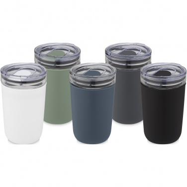 Logo trade business gifts image of: Bello 420 ml glass tumbler with recycled plastic outer wall