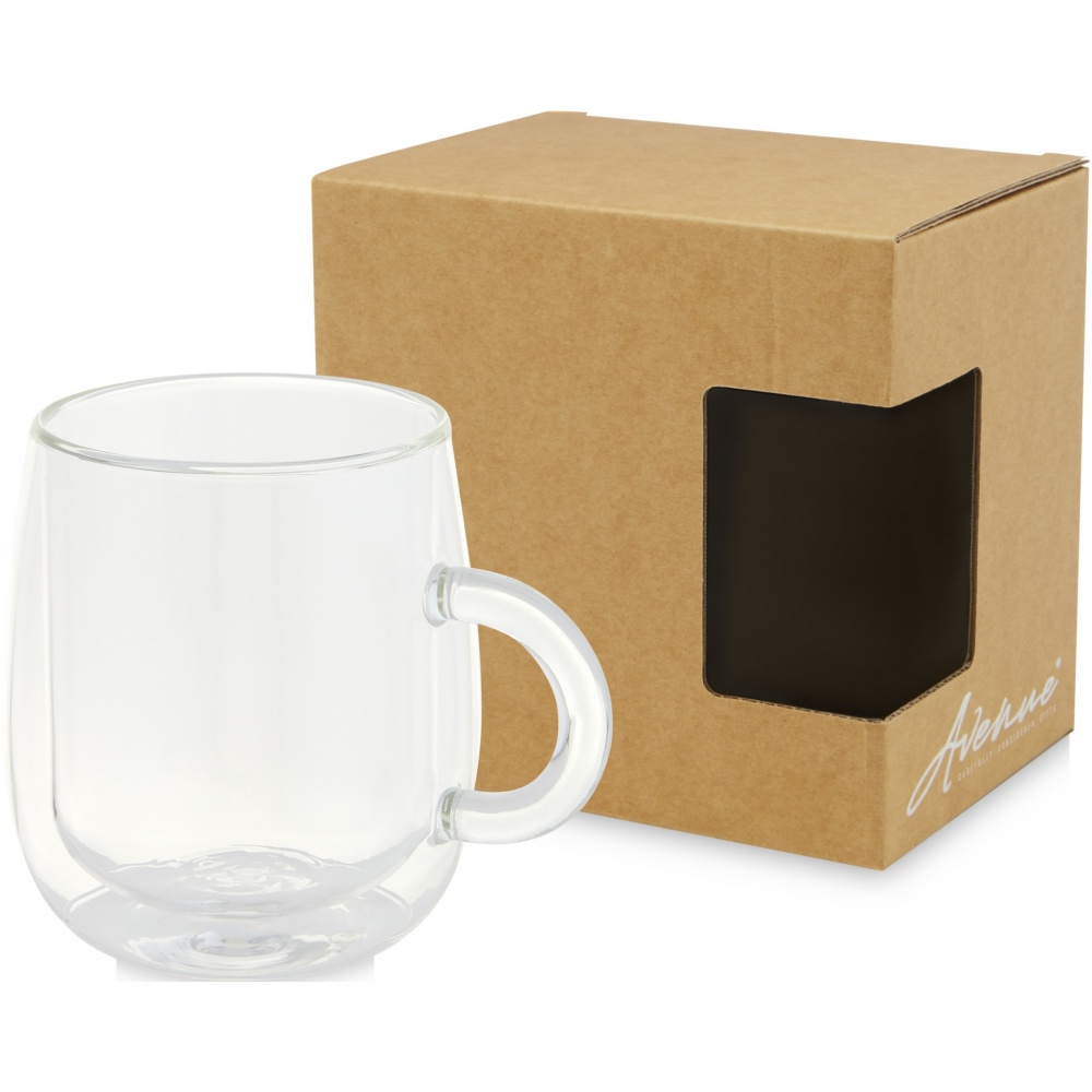 Logo trade promotional giveaways picture of: Iris 330 ml glass mug