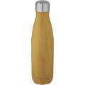 Cove 500 ml vacuum insulated stainless steel bottle with wood print, Heather natural