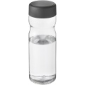 H2O Active® Base Tritan™ 650 ml screw cap water bottle, Transparent clear / Grey