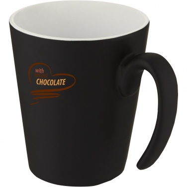 Logotrade promotional merchandise image of: Oli 360 ml ceramic mug with handle