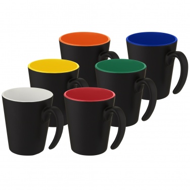 Logo trade business gift photo of: Oli 360 ml ceramic mug with handle