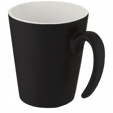 Logo trade promotional gifts image of: Oli 360 ml ceramic mug with handle