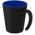 Oli 360 ml ceramic mug with handle, Blue / Solid black