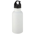 Luca 500 ml stainless steel water bottle, White