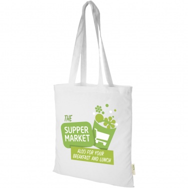 Logo trade promotional products picture of: Orissa 140 g/m² organic cotton tote bag 7L