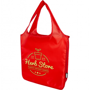 Logo trade corporate gift photo of: Ash RPET large foldable tote bag 14L