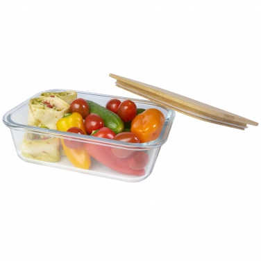 Logotrade business gifts photo of: Roby glass lunch box with bamboo lid