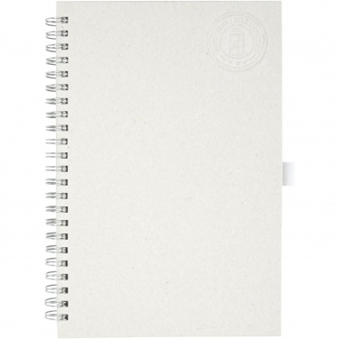 Logotrade business gift image of: Dairy Dream A5 size reference recycled milk cartons spiral notebook