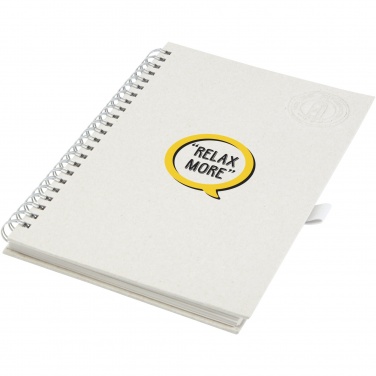 Logotrade promotional gift picture of: Dairy Dream A5 size reference recycled milk cartons spiral notebook