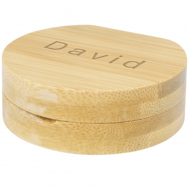 Logotrade corporate gift image of: Afrodit bamboo pocket mirror