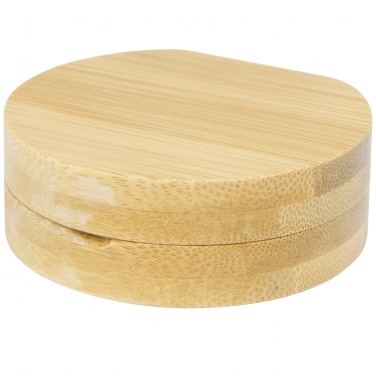 Logo trade promotional merchandise photo of: Afrodit bamboo pocket mirror