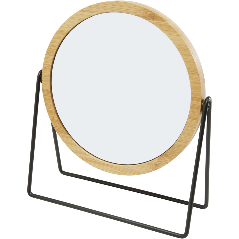 Logo trade promotional products image of: Hyrra bamboo standing mirror