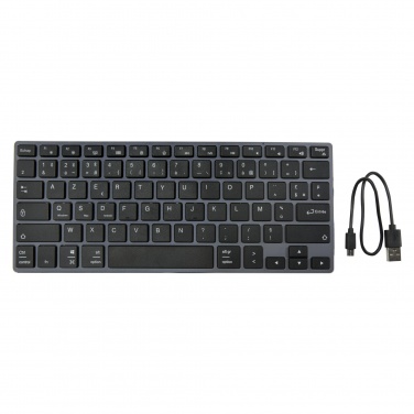 Logo trade promotional items image of: Hybrid performance Bluetooth keyboard - AZERTY