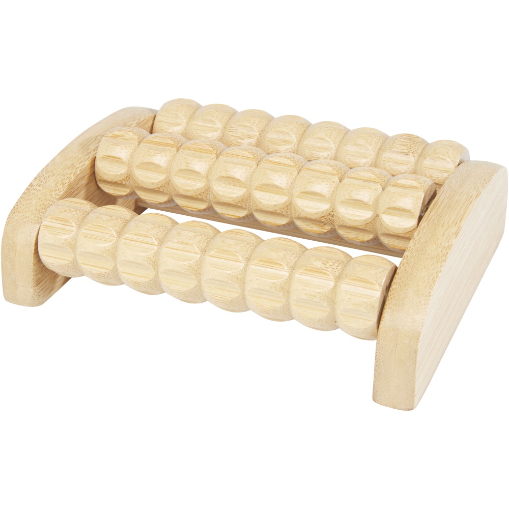 Logo trade promotional merchandise picture of: Venis bamboo foot massager