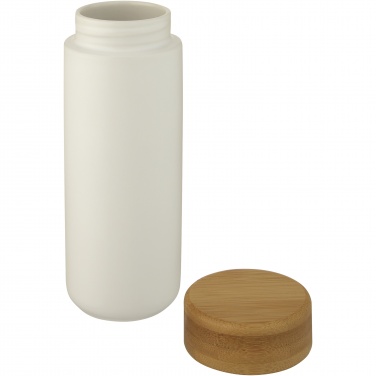 Logotrade promotional merchandise picture of: Lumi 300 ml ceramic tumbler with bamboo lid