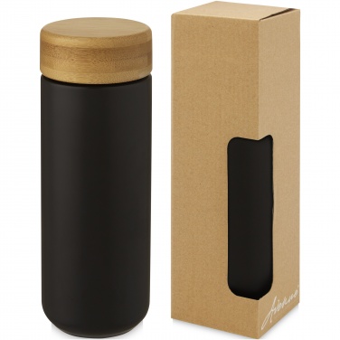 Logotrade advertising products photo of: Lumi 300 ml ceramic tumbler with bamboo lid