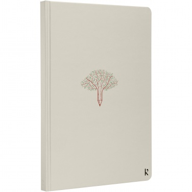 Logo trade promotional gifts picture of: Karst® A5 stone paper hardcover notebook - lined