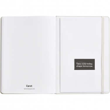 Logotrade promotional items photo of: Karst® A5 stone paper hardcover notebook - lined