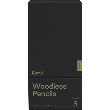 Logo trade promotional items image of: Karst® 5-pack 2B woodless graphite pencils