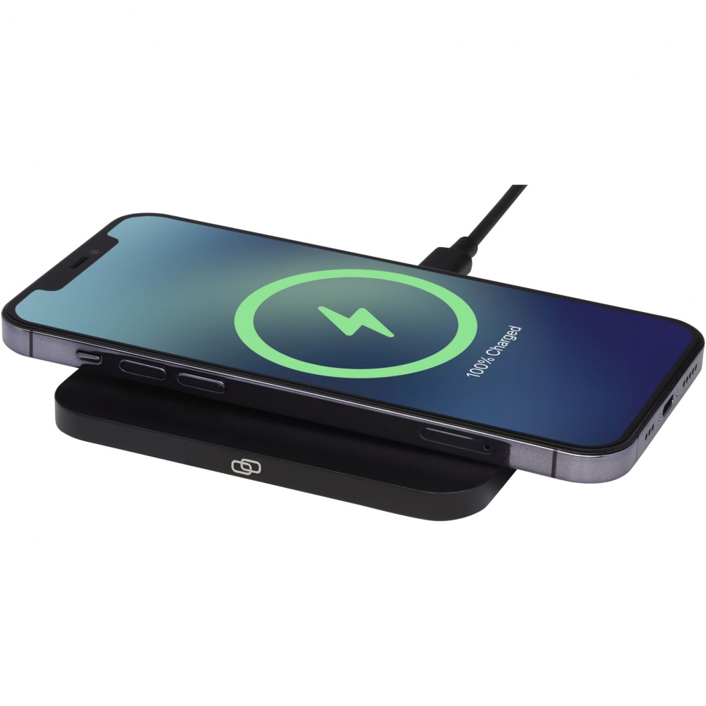 Logo trade promotional items picture of: Hybrid 15W premium wireless charging pad