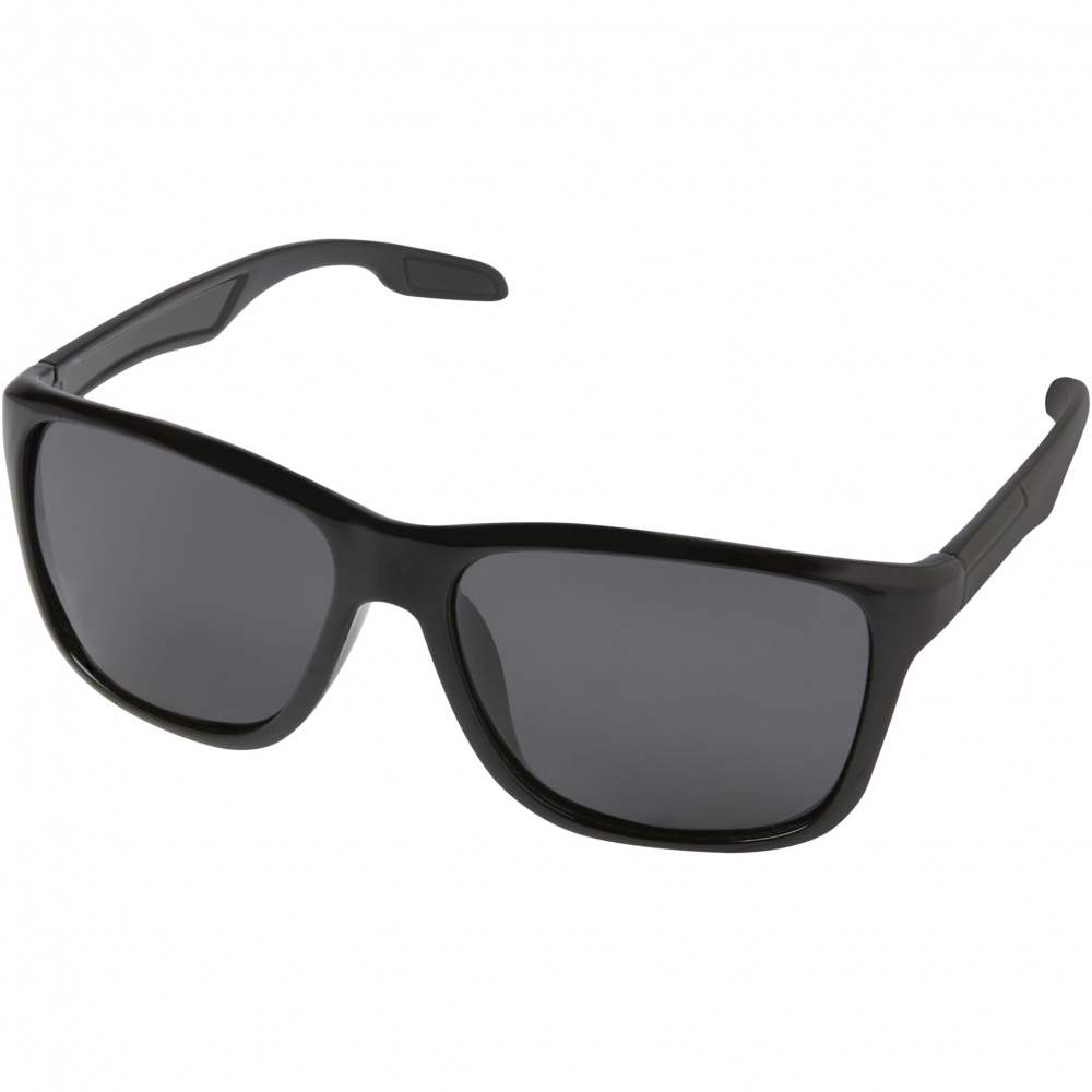 Logo trade promotional merchandise picture of: Eiger polarized sunglasses in recycled PET casing