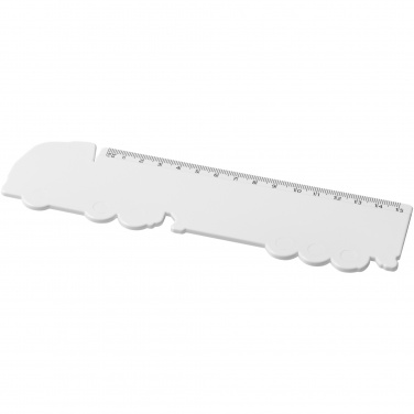 Logotrade promotional giveaways photo of: Tait 15 cm lorry-shaped recycled plastic ruler