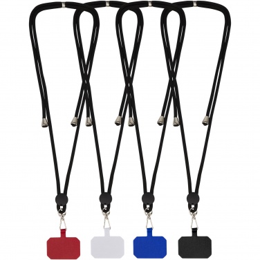 Logo trade corporate gifts image of: Kubi phone lanyard